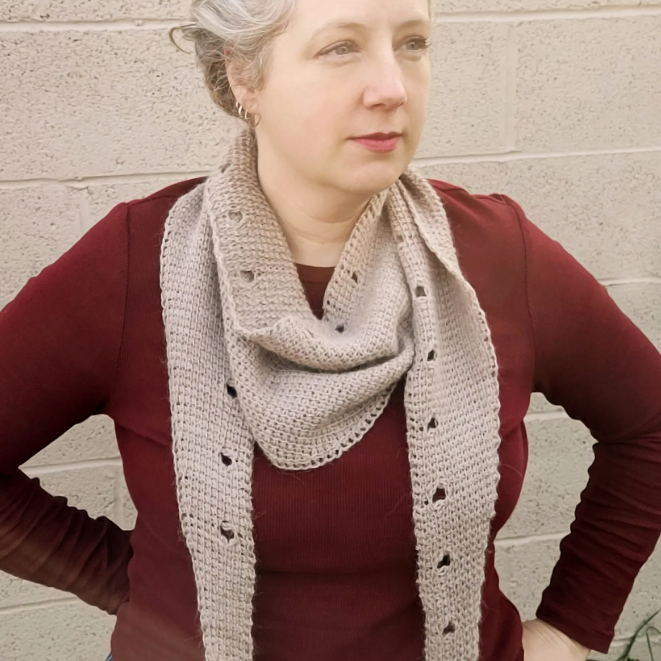 Tunisian Crochet Scarf with Debra Lea