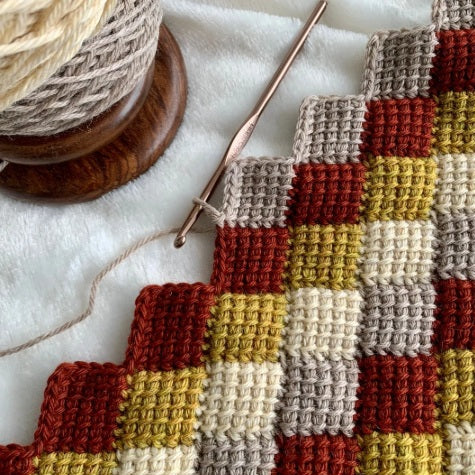 Tunisian Entrelac