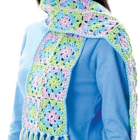 Color Theory + Granny Square Scarf