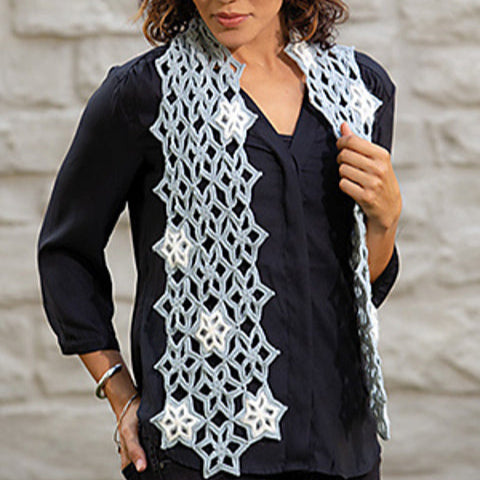 Ice Crystals Scarf with Debra Lea